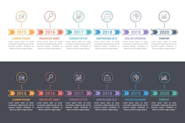 Infográficos Timeline