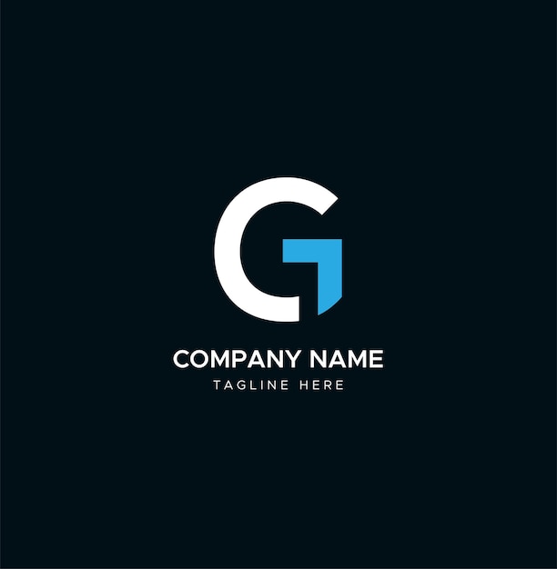 Inicial GT ou TG monograma moderno e elegante design de logotipo Letras profissionais Ícone vetorial