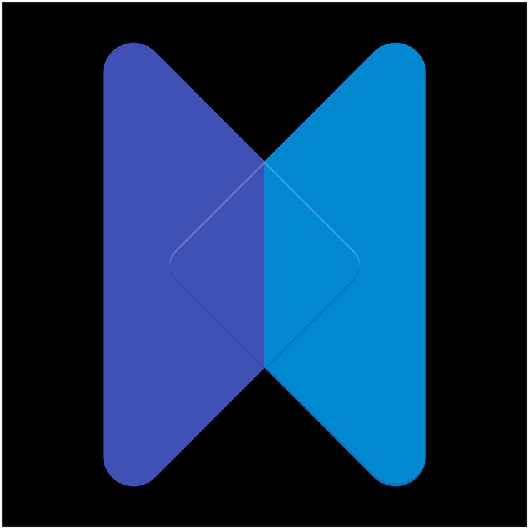 Vetor inicial h último ícone de design do logotipo