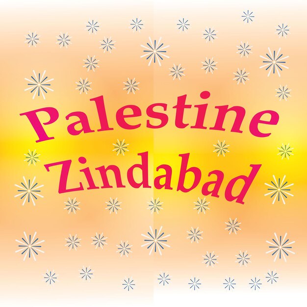 Inshallah a Palestina será vitoriosa a Palestina Zindabad Desenho de fundo
