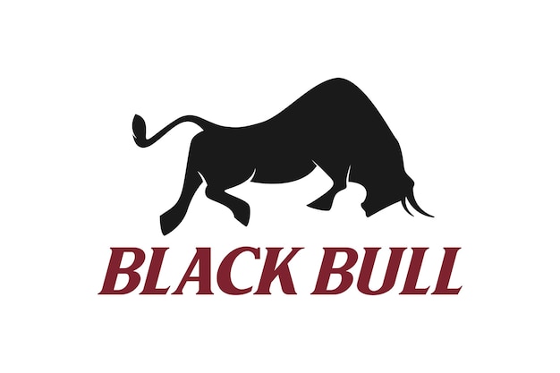 Vetor inspiração de design de logotipo bonito buffalo bull bison