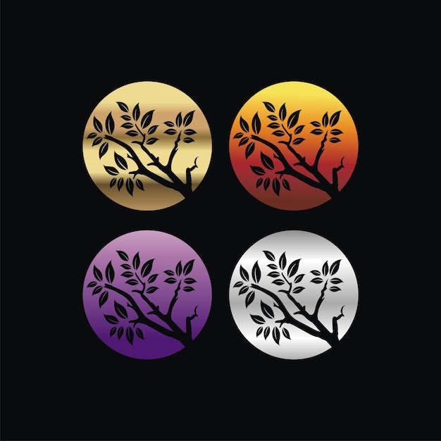 Inspiração de design de logotipo da árvore da vida