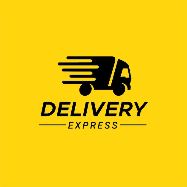 Inspiração de design de logotipo de entrega de caixa de carro Inspiração de design de logotipo de entrega de caixa de carro