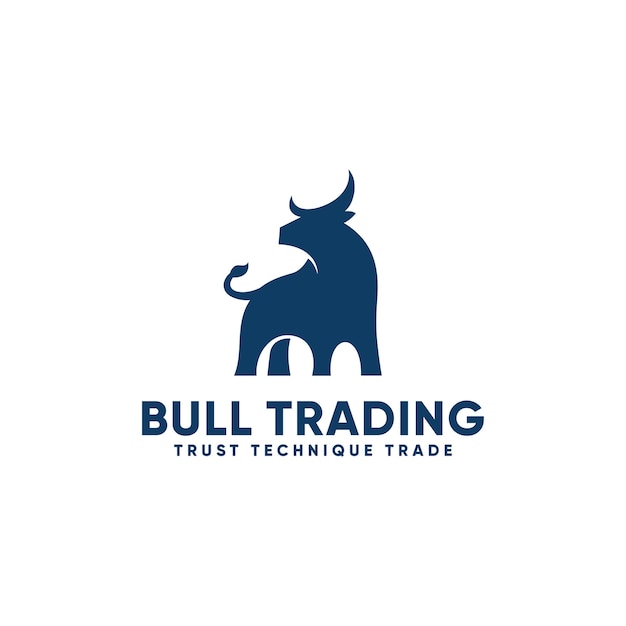 Inspiração do logotipo da bull trading bitcoin