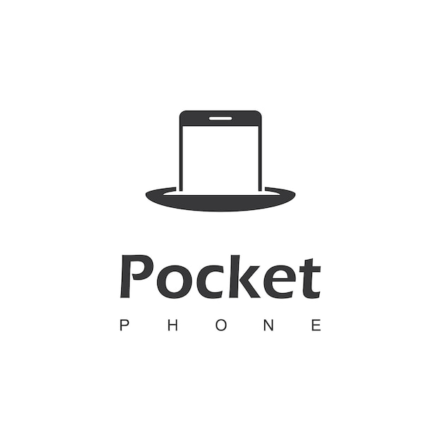 Inspiração para design de logotipo de celular de gadget de bolso