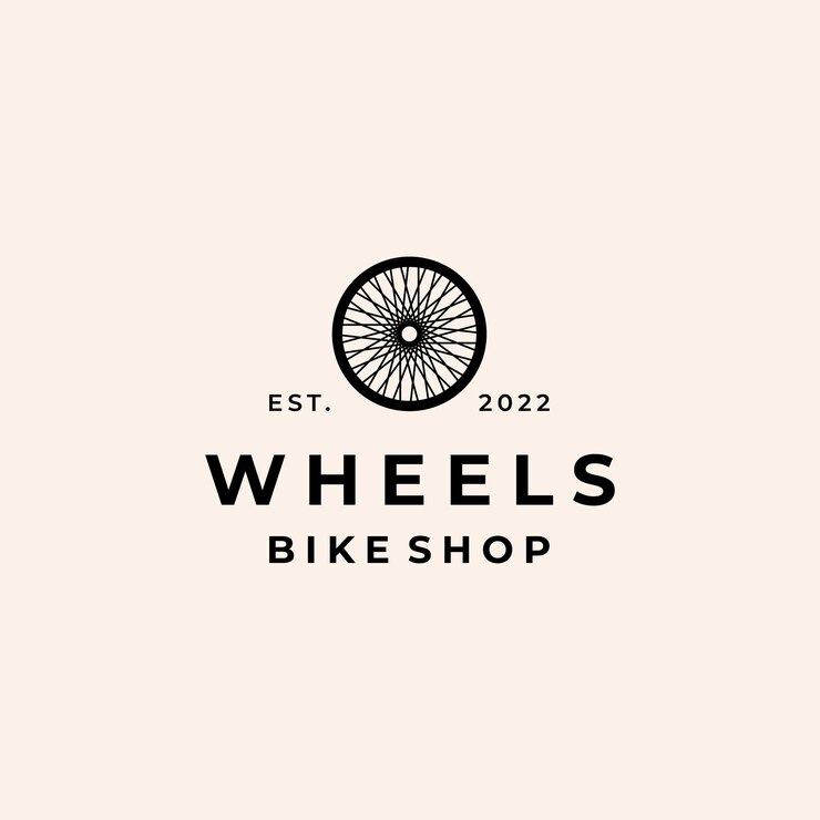 Inspiração para design de logotipo de ciclo de bicicleta estilo retrô moderno