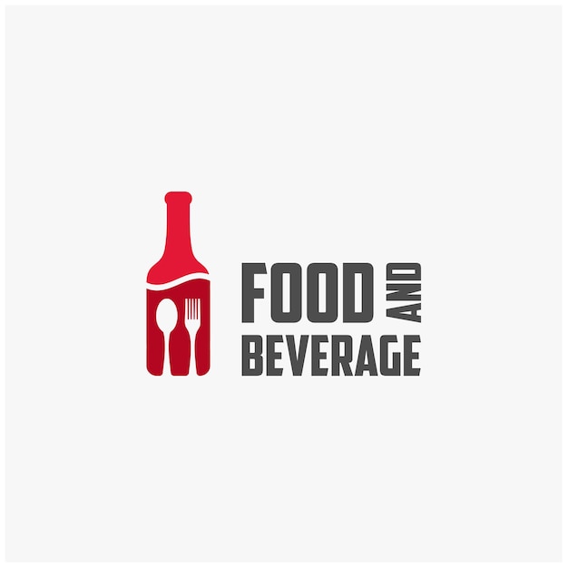Vetor inspirações para o design de logotipos de alimentos e bebidas