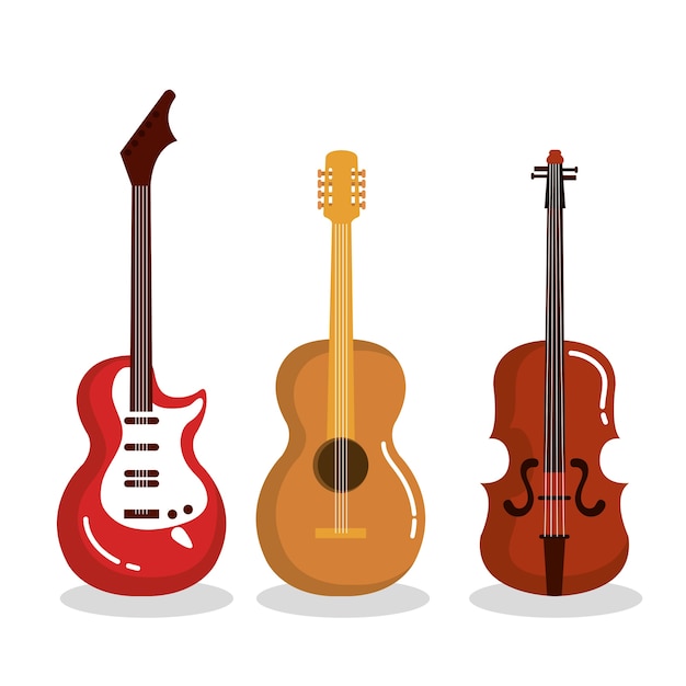 Instrumentos de música guitarras violão acústico