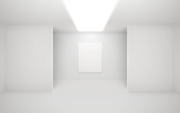Interior de uma galeria de arte moderna