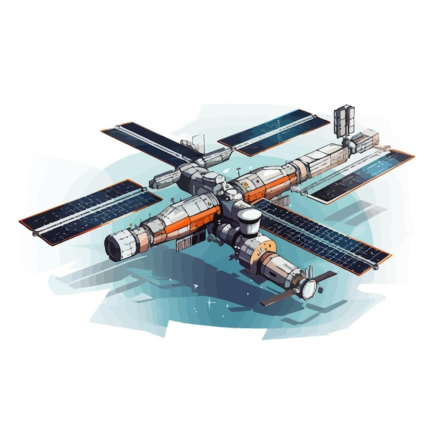 International_space_station_iss_vector