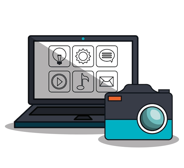 internet das coisas ícones vector design ilustração