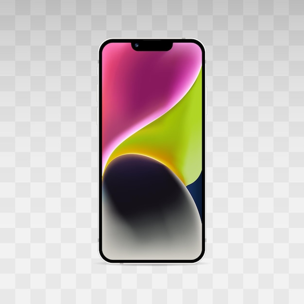 Iphone 14 e iphone 14 plus em tela de toque colorida starlight tecnologia mundial