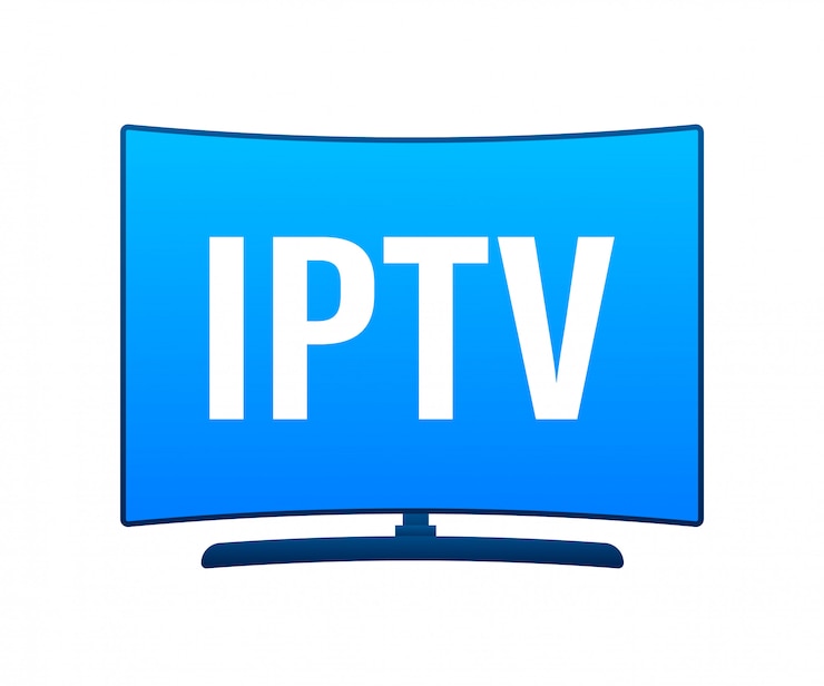 Vetor iptv distintivo, ícone, logotipo. ilustração.