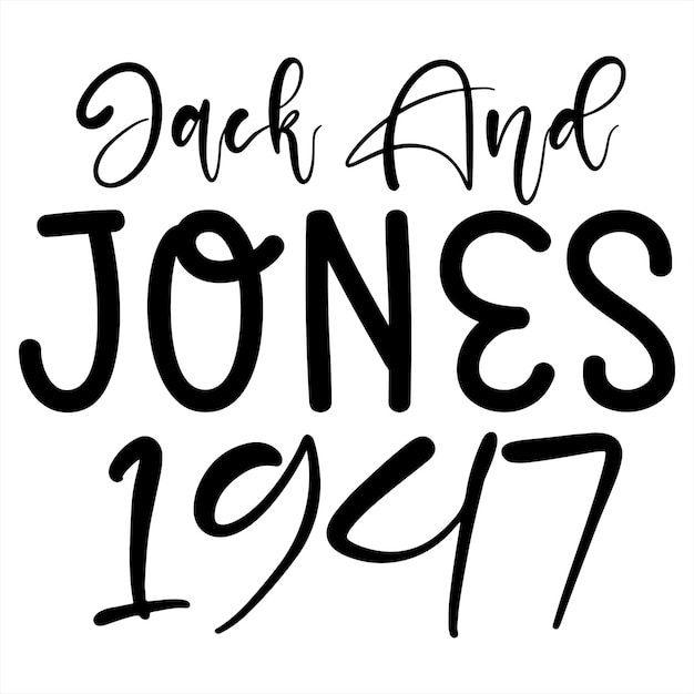 Vetor jack amp jones svg jack amp jones design retrô