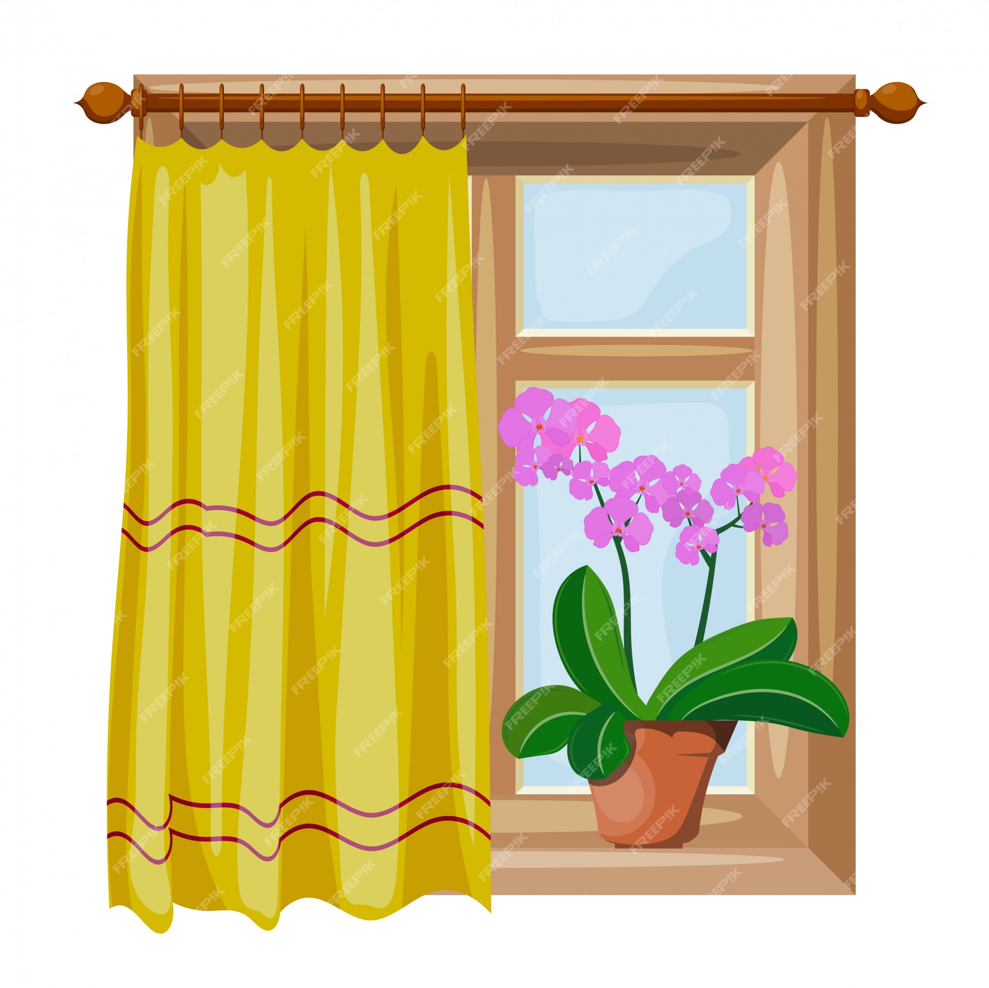 Feelyou Tratamentos de janela estampados de cacto de desenho animado lindas  cortinas florais suculentas para quarto flores botânicas cortinas de janela  plantas verdes cortina de janela para decoração de quarto (2 painéis