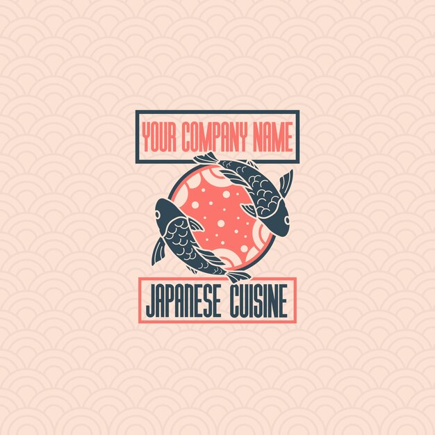 Vetor japanese food logo