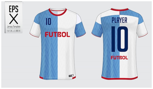 Jérsei de futebol ou design de modelo de kit de futebol