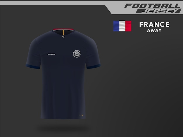 Jersey futebol frança fora