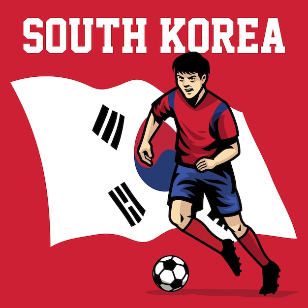 Jogador de futebol da coreia do sul