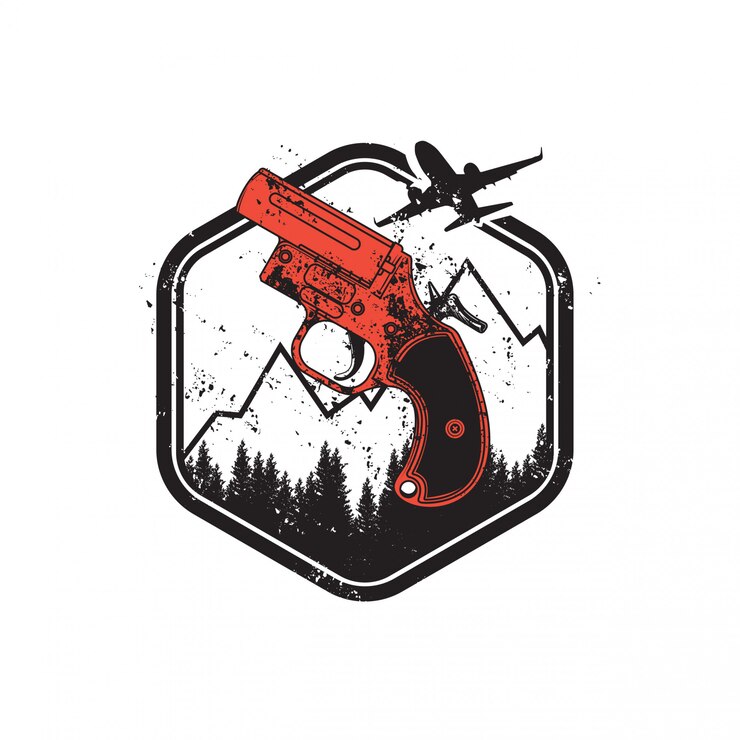 Vetor jogador desconhecido campo de batalha flare gun