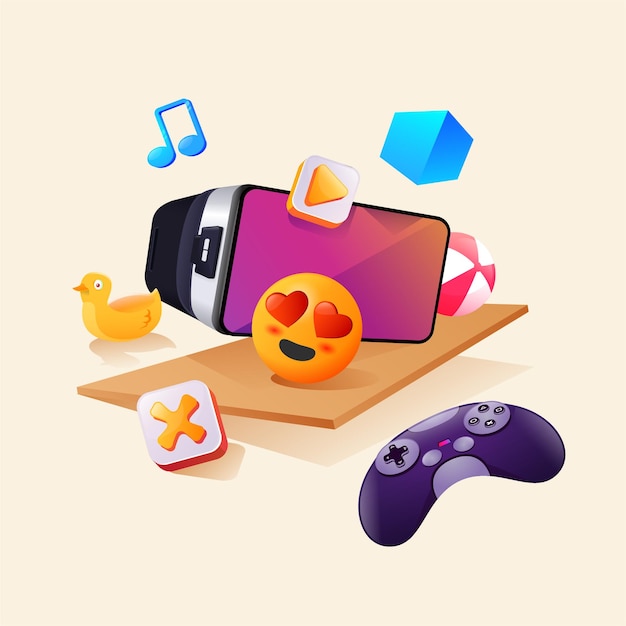 Jogando jogos em Realidade Virtual