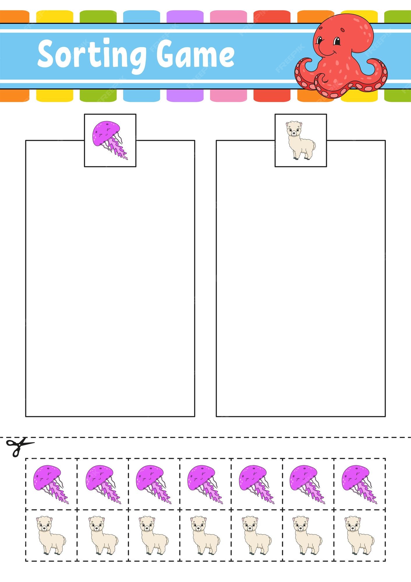 Classificação dos jogos worksheet