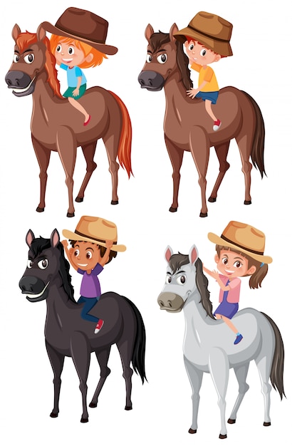 Gato E Cavalo De Balanço Como Conjunto De Vetor De Brinquedo Para Crianças  Coloridas Ilustração do Vetor - Ilustração de alegria, kindergarten:  238619521