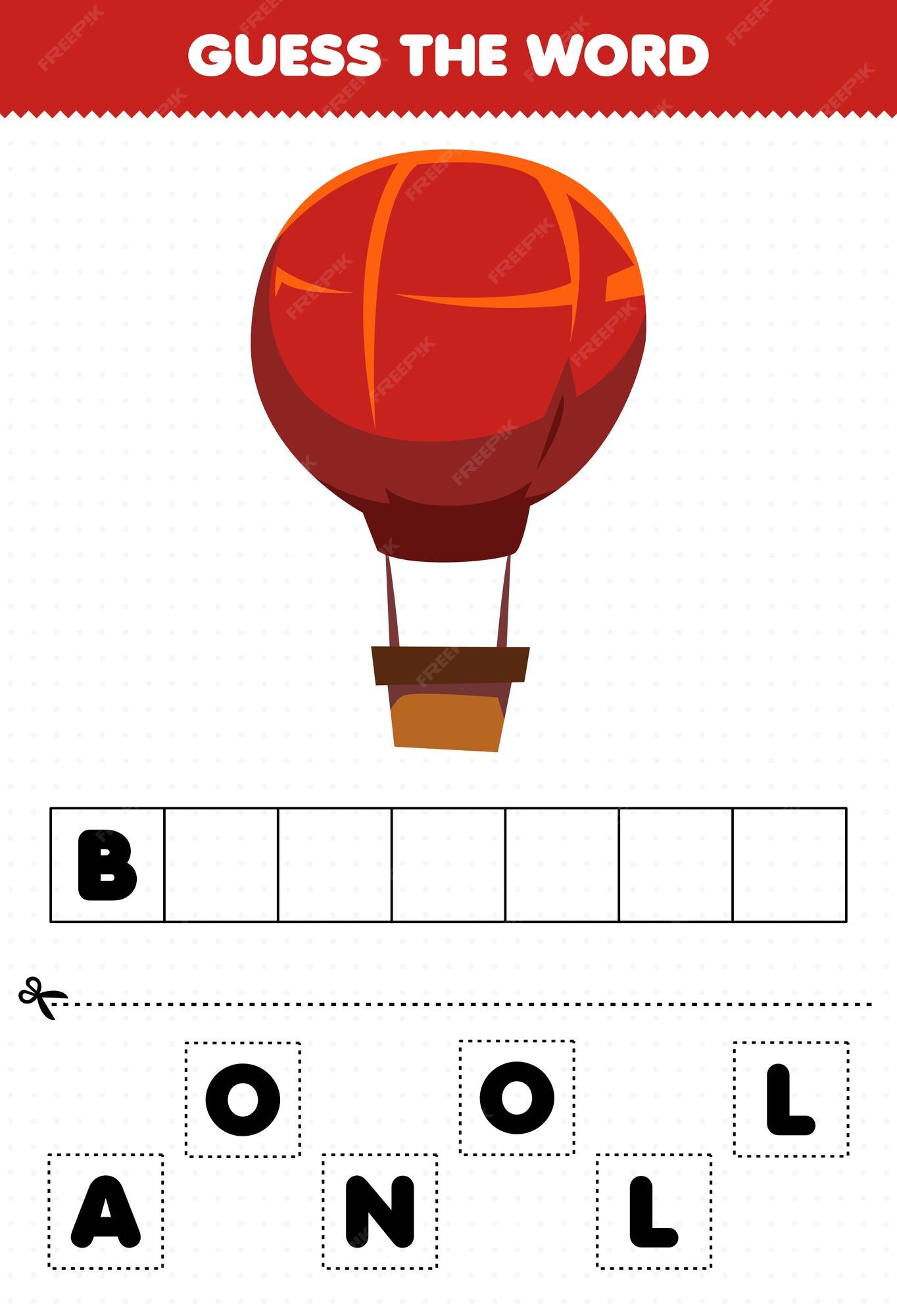 Jogo de educação para crianças adivinhar as letras da palavra praticando  ônibus de transporte fofo