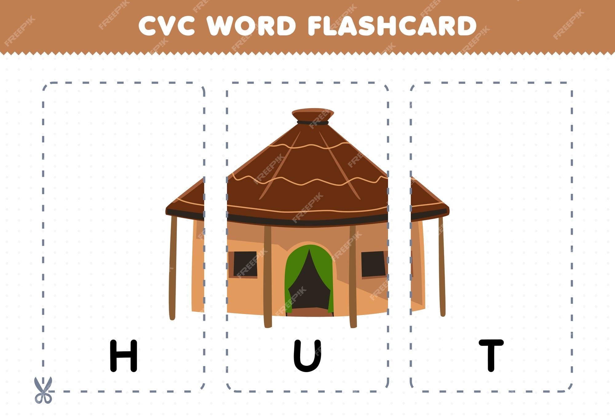 Jogo de educação para crianças aprendendo palavra consoante vogal consoante  com cartão de memória flash imprimível de ilustração de ovelha ram de  desenho animado fofo