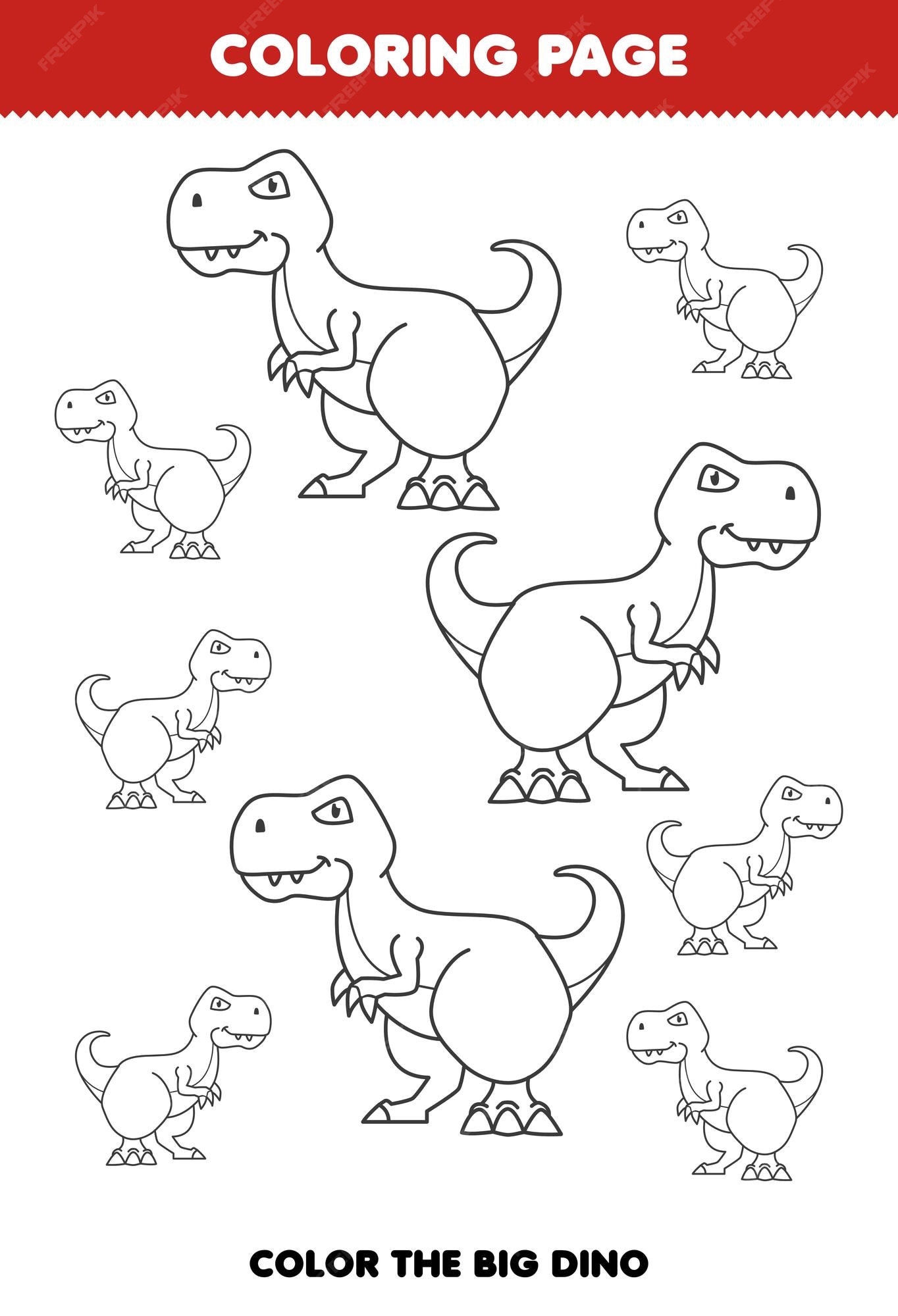 Dinossauros para Colorir: Uma Jornada Criativa para Crianças - Ge