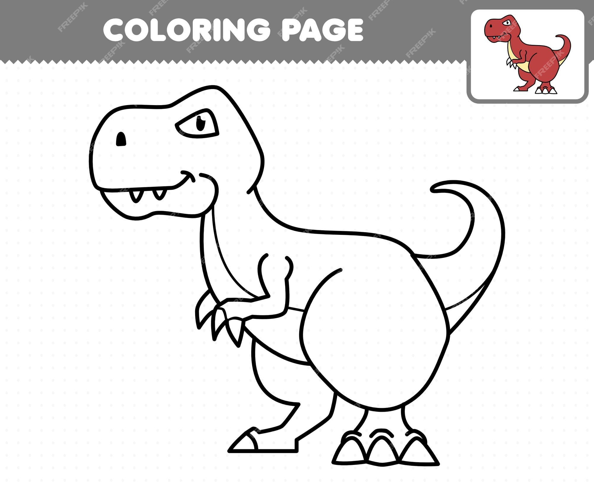 Dinossauro : Desenhos para colorir, Desenhos para crianças, Jogos