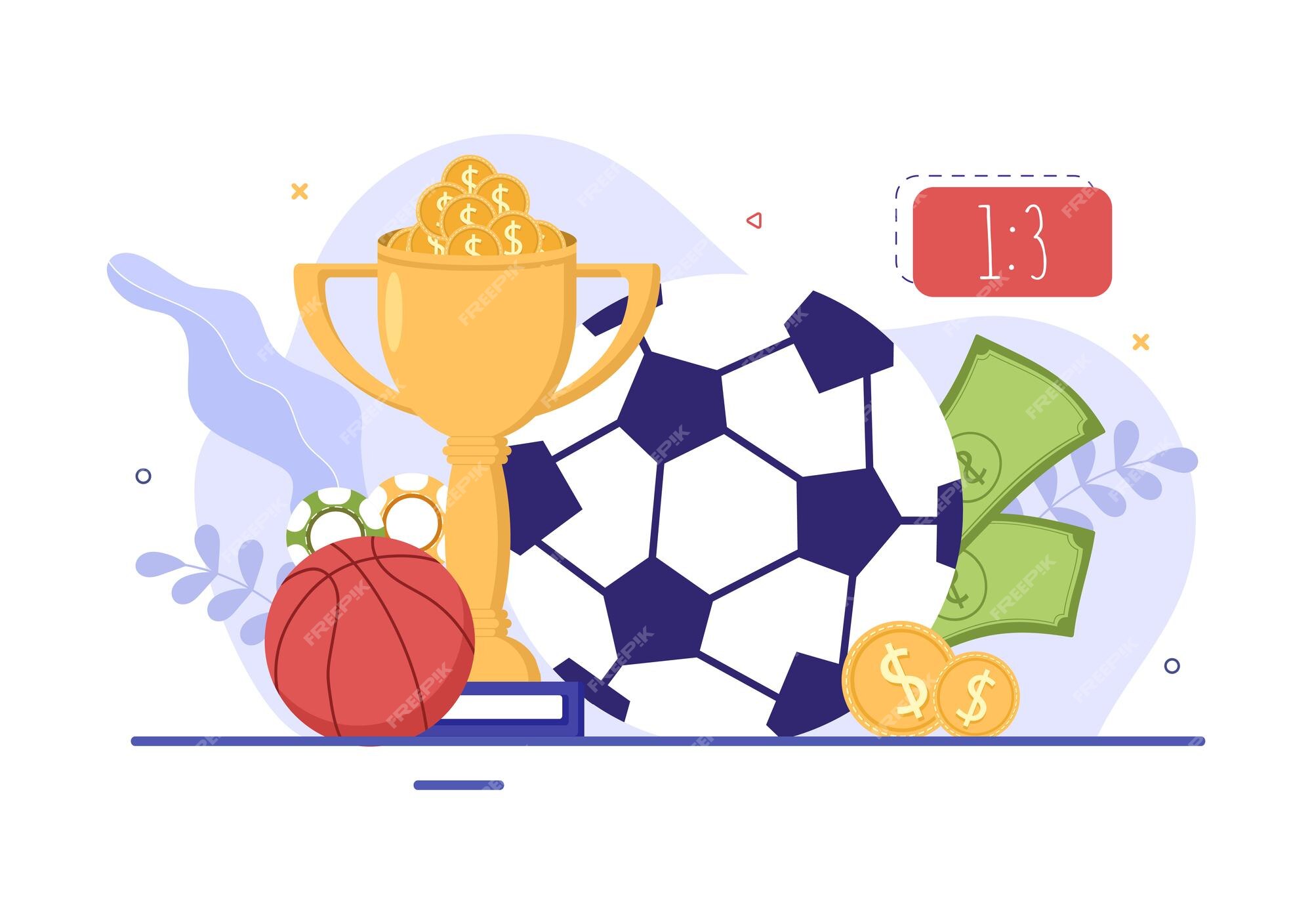 jogo de esportes de apostas on-line com moedas de ouro e serviço de  aplicativo de apostas ao vivo transmissão esportiva em ilustração plana de  desenho animado desenhada à mão 10167818 Vetor no