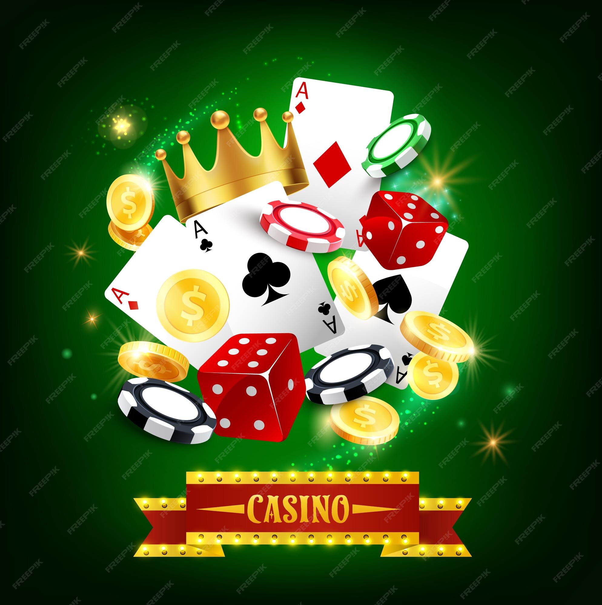 jogo de jogo de casino online com cartas de jogar e fichas de casino  2152768 Vetor no Vecteezy