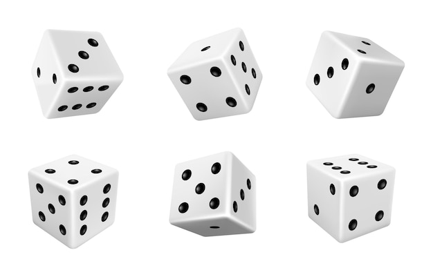Jogo de jogos de azar conjunto realista de dados de cassino para jogos de pôquer e tabuleiro de mesa
