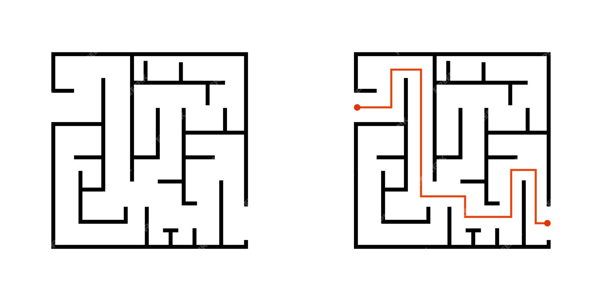 Labirinto De Jogos De Lógica Educacional Para Crianças. Encontrar O Caminho  Certo. Linha De Labirinto Simples Isolada Em Fundo Bra Ilustração do Vetor  - Ilustração de nave, tartaruga: 213053345