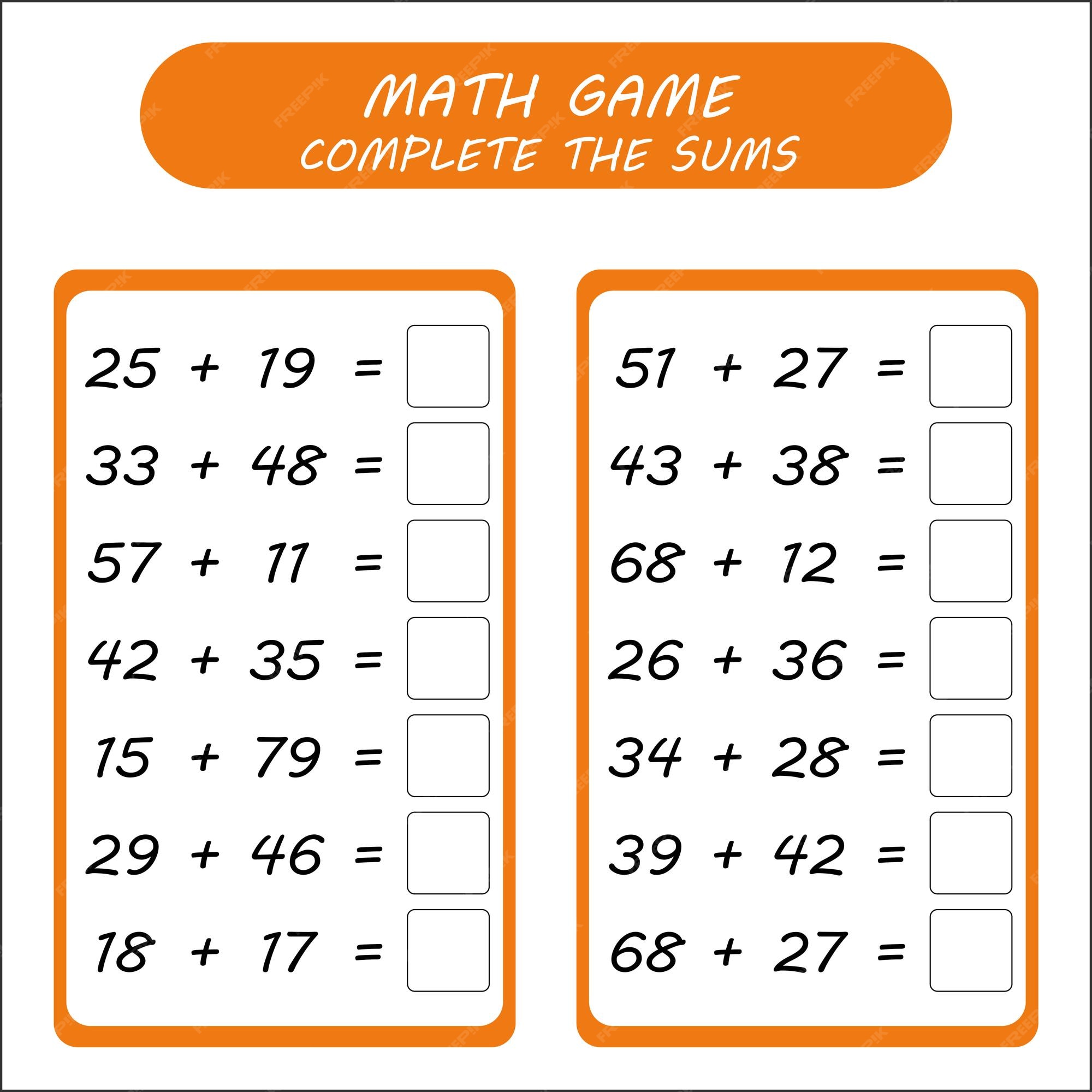 matemática  Escola de Jogos