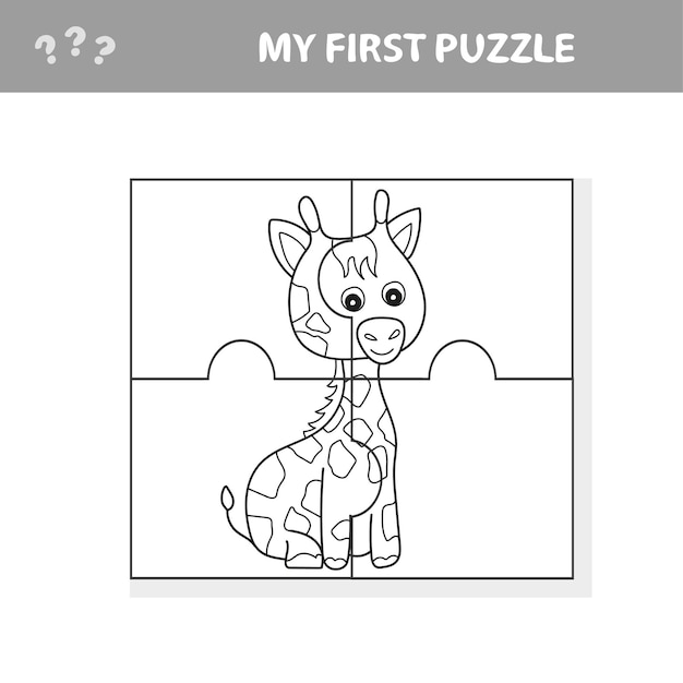 ilustração dos desenhos animados do jogo de quebra-cabeça para crianças em  idade pré-escolar com besouro engraçado 4559992 Vetor no Vecteezy