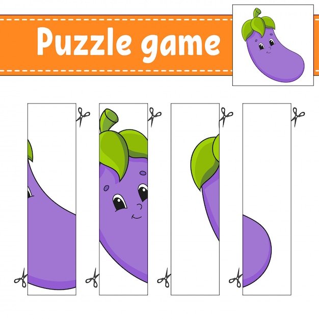 Jogo de quebra-cabeça para crianças berry morango peças de quebra