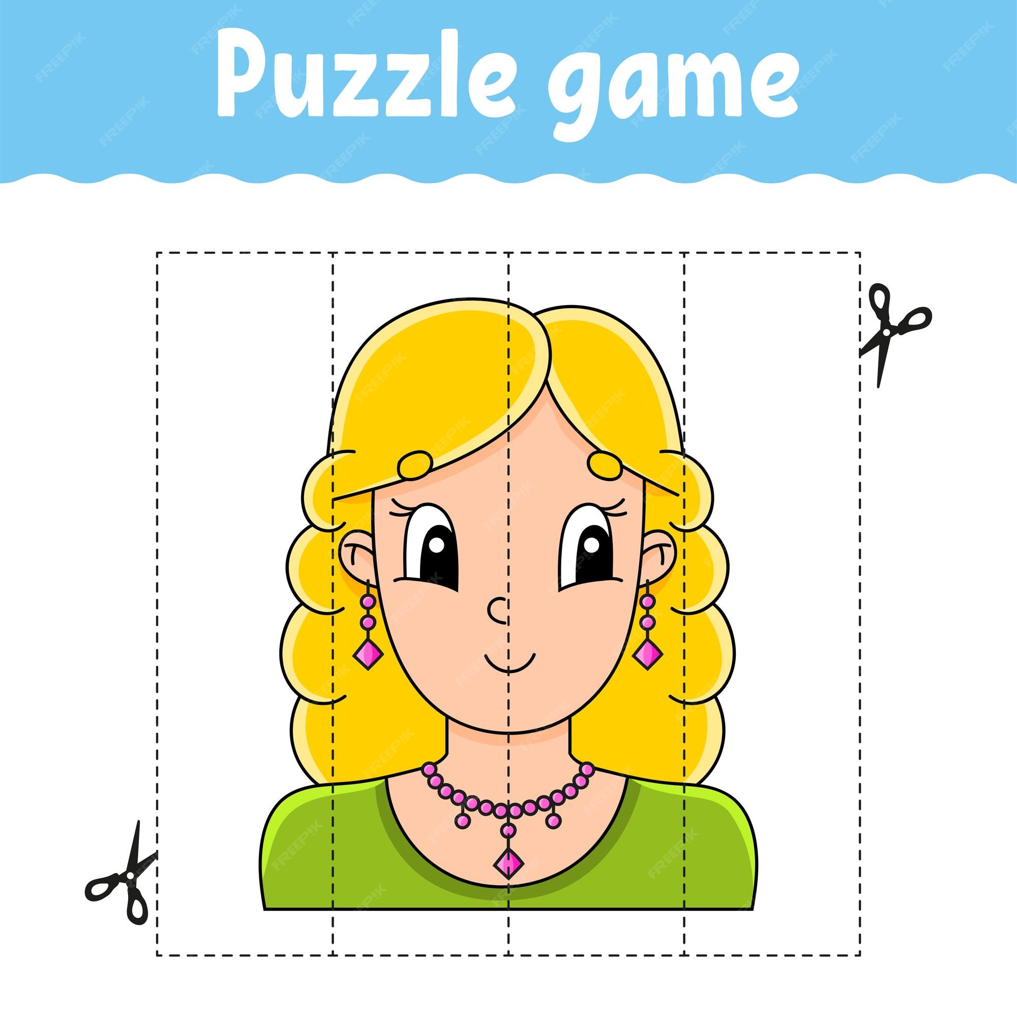 Jogo De Quebra Cabeça Com Desenho Pré Escolar De Tarefa De Personagem De  Garota De Páscoa Vetor PNG , Tarefa, Pré Escola, Desenho Imagem PNG e Vetor  Para Download Gratuito