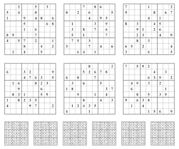 sudoku jogos conjunto com respostas médio dificuldade. 28598288 Vetor no  Vecteezy