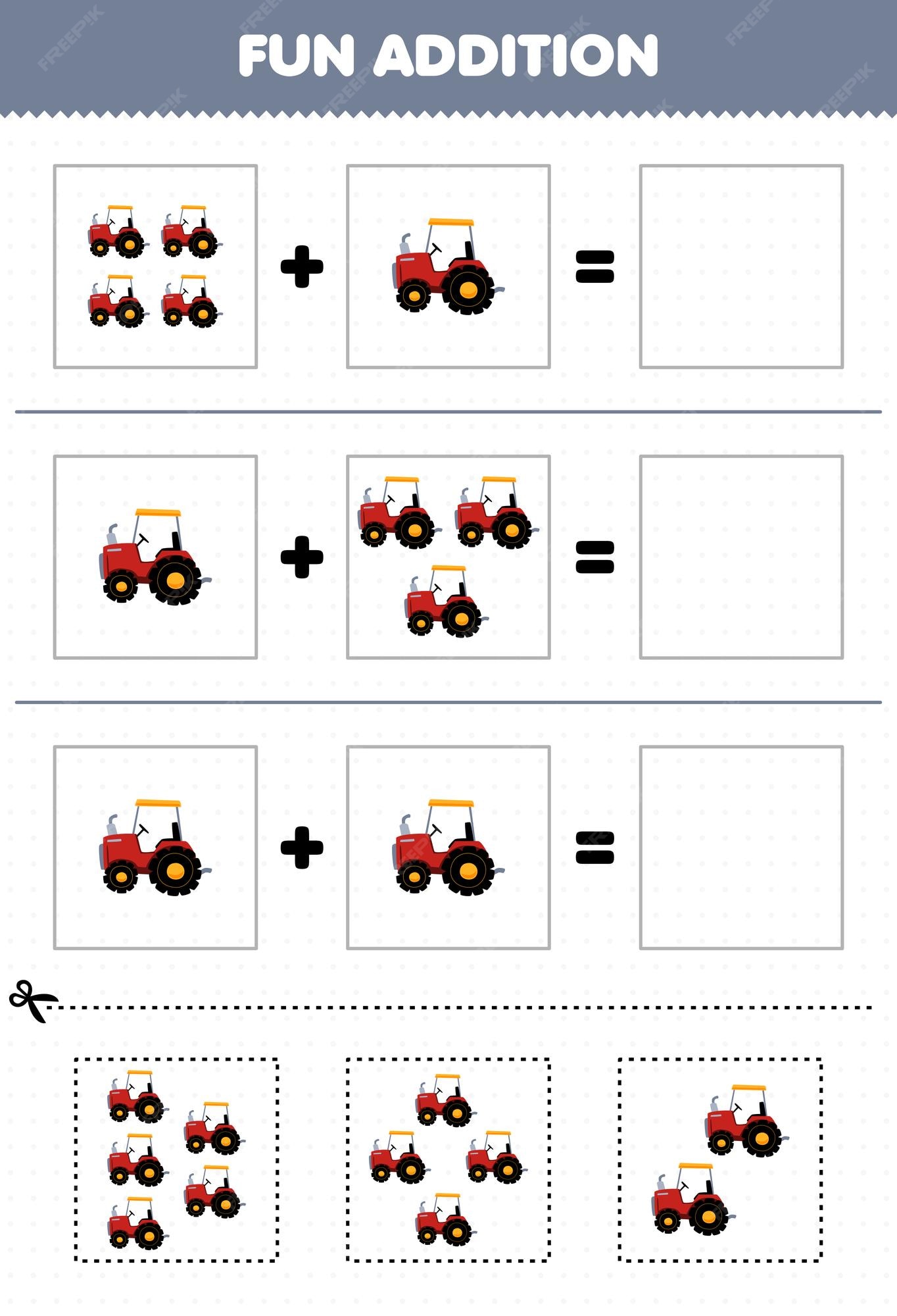 Brinquedo de corte de papel de trator. jogo educativo feito à mão para  crianças, modelo de papel 3d para impressão, planilha com elementos de  tratores agrícolas para corte, artesanato pré-escolar, quebra-cabeça,  brinquedo