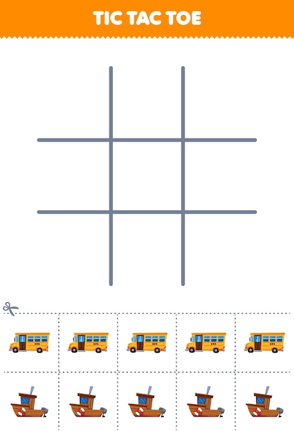 Tic Tac Toe - Jogo Educativo