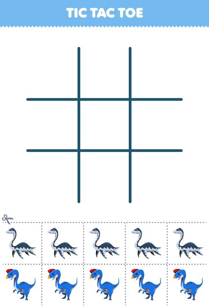 Vetores de Jogo Da Cópia Bonito Do Dinossauro E Do Teste Padrão