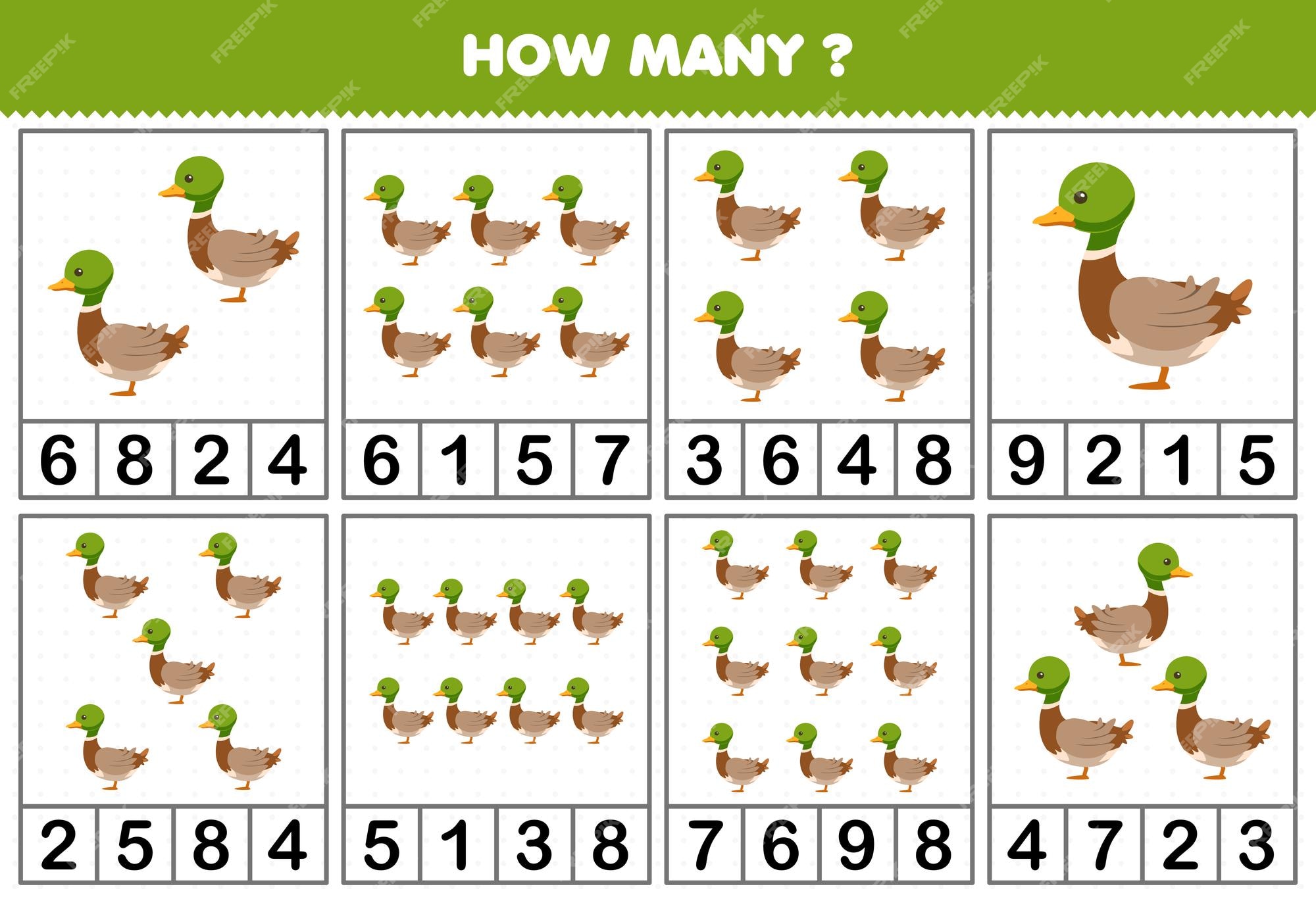 jogo de educação para crianças contando quantos desenhos animados fofos de  fogo ou água em cada planilha de natureza imprimível de tabela 18851618  Vetor no Vecteezy