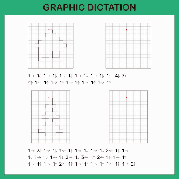 Vetores de Ditado Gráfico Jogo Educativo Para Crianças