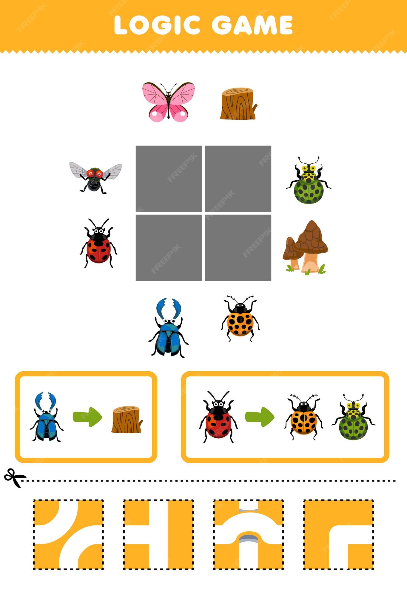 Jogo educacional para crianças círculo labirinto desenhar linha ajuda  aranha de desenho animado bonito a mover-se para a folha de trabalho de bug  imprimível