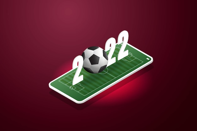 Jogos de futebol 2022 na tela do smartphone futebol ao vivo online via  celular