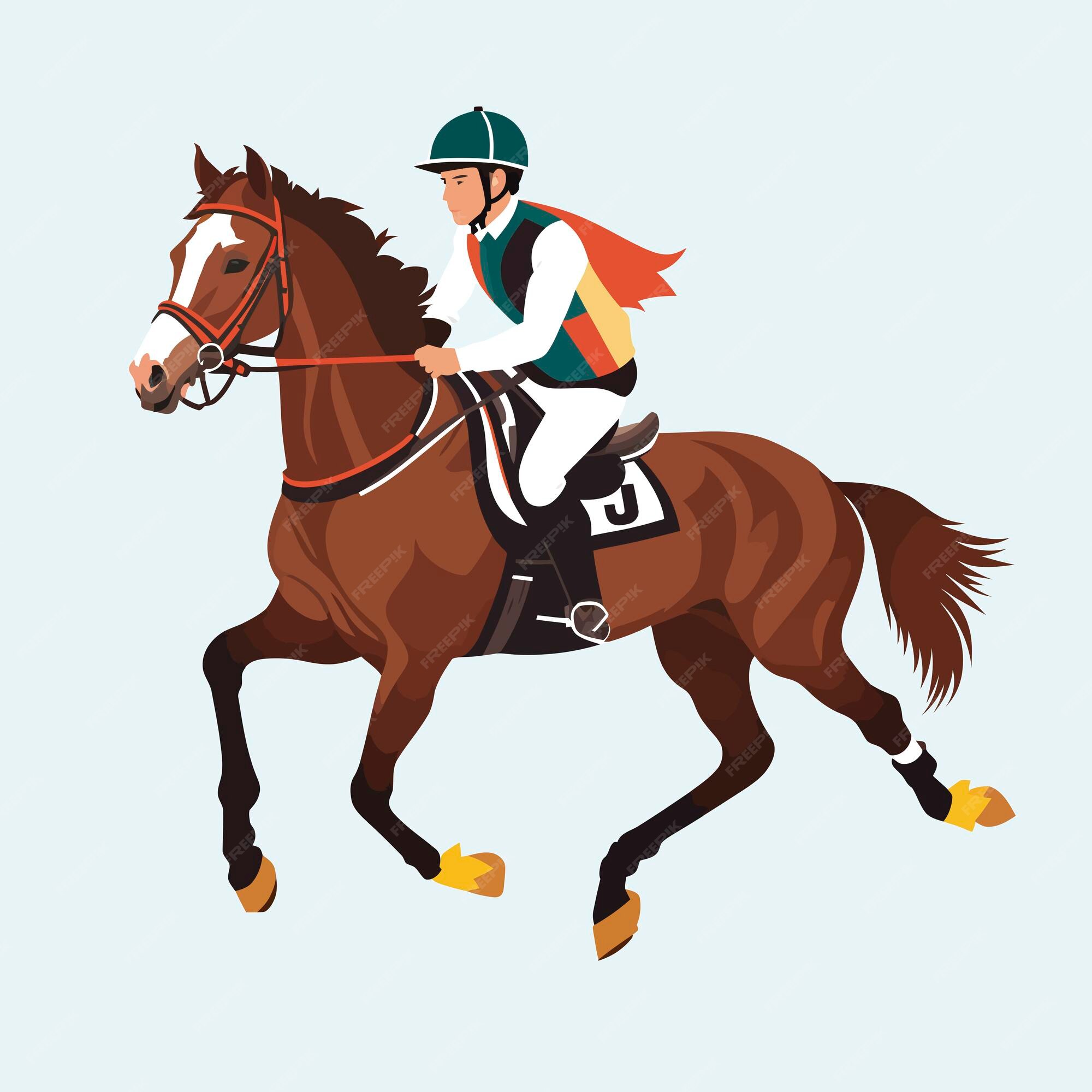 única linha contínua desenho jovem jóquei a cavalo. cavalo de corrida com  jóquei. campeão. passeios a cavalo. esporte equestre. jóquei montando cavalo  pulando. uma linha desenhar ilustração em vetor design gráfico 23657493