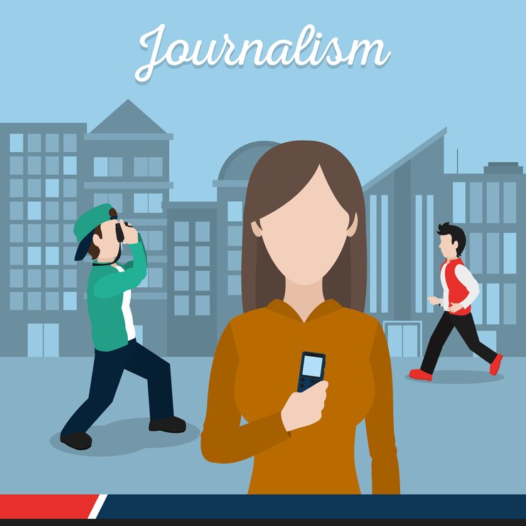 Vetor jornalismo e jornalista