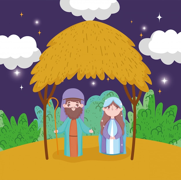 José e maria natividade feliz feliz natal